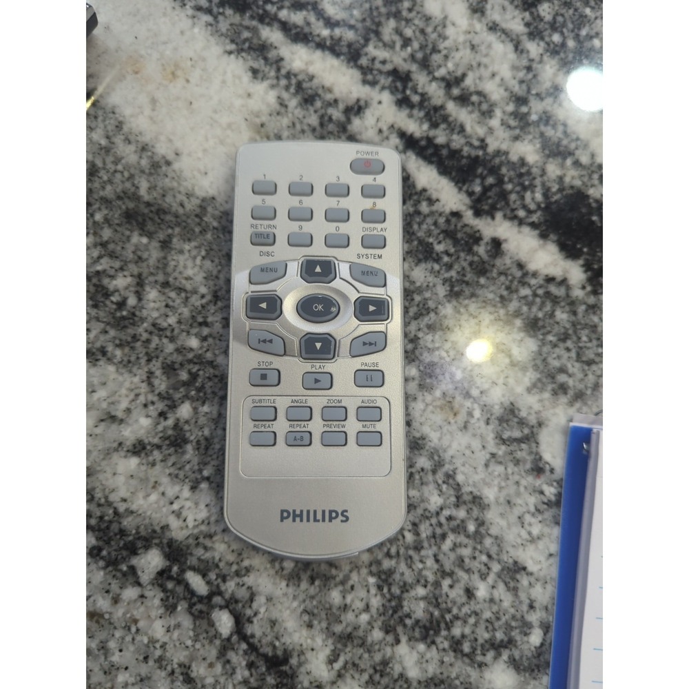 Original OEM replacement remote control for Philips DVD Player Tested/Works